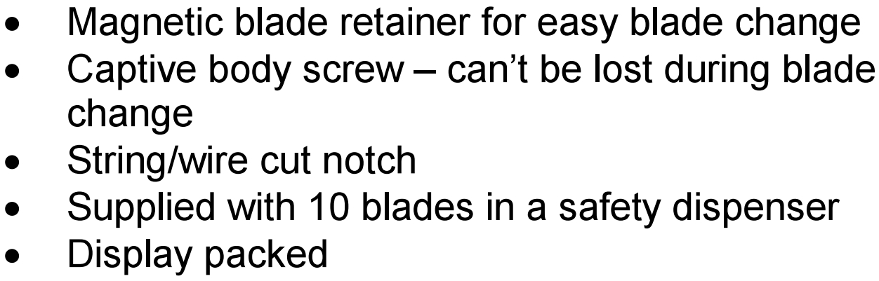 סכין חיתוך HEAVY DUTY CK TOOLS T0956-1